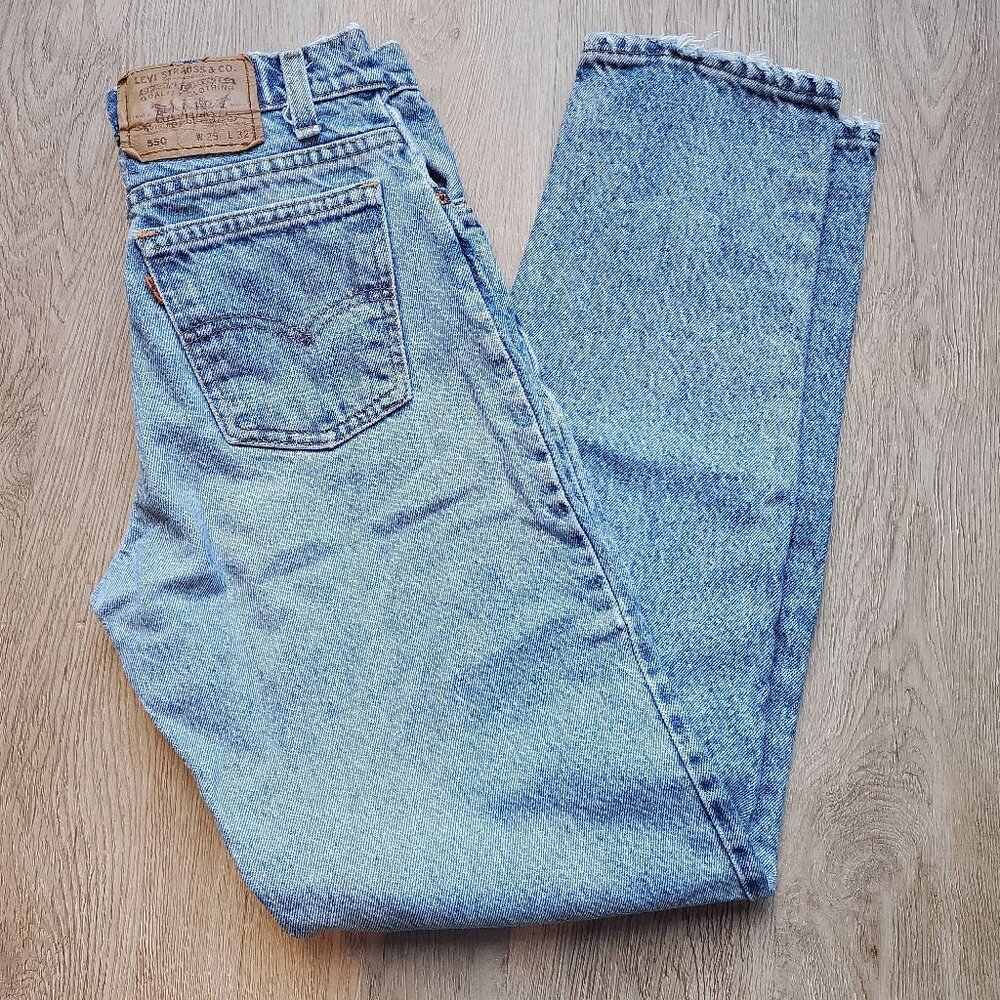 Levi's Sky Blue Straight Leg Jeans